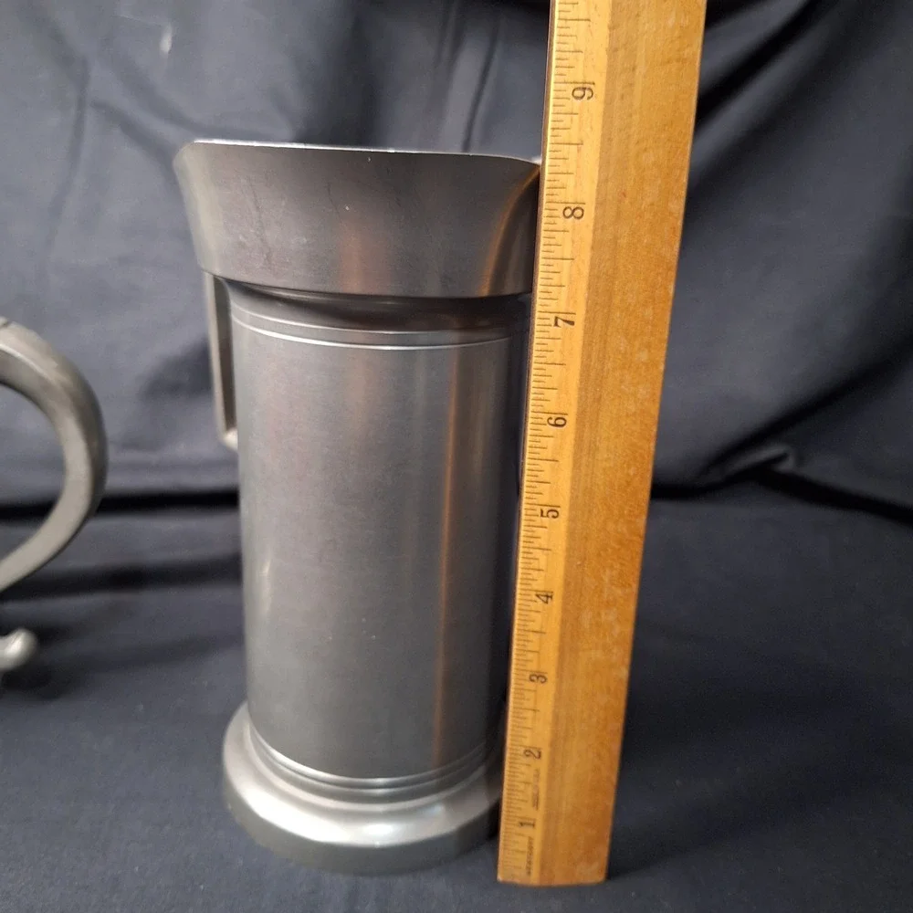 Royal‎ Holland KMD Daalderop Pewter Pitcher & Woodbury Pewterers Beer Stein Set